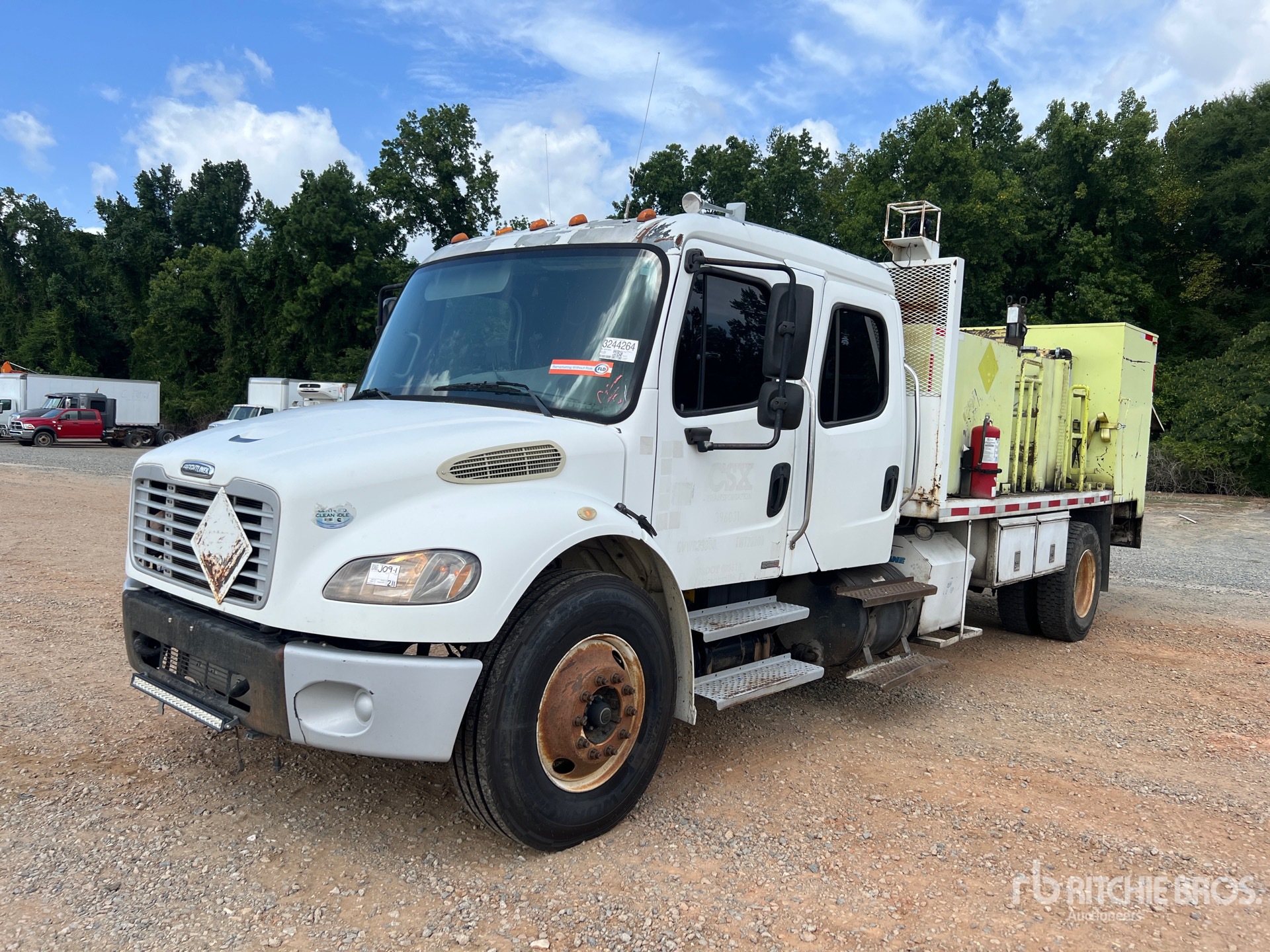 2010 Freightliner M2 106 4x2 Crew Cab Fuel and Lube Truck