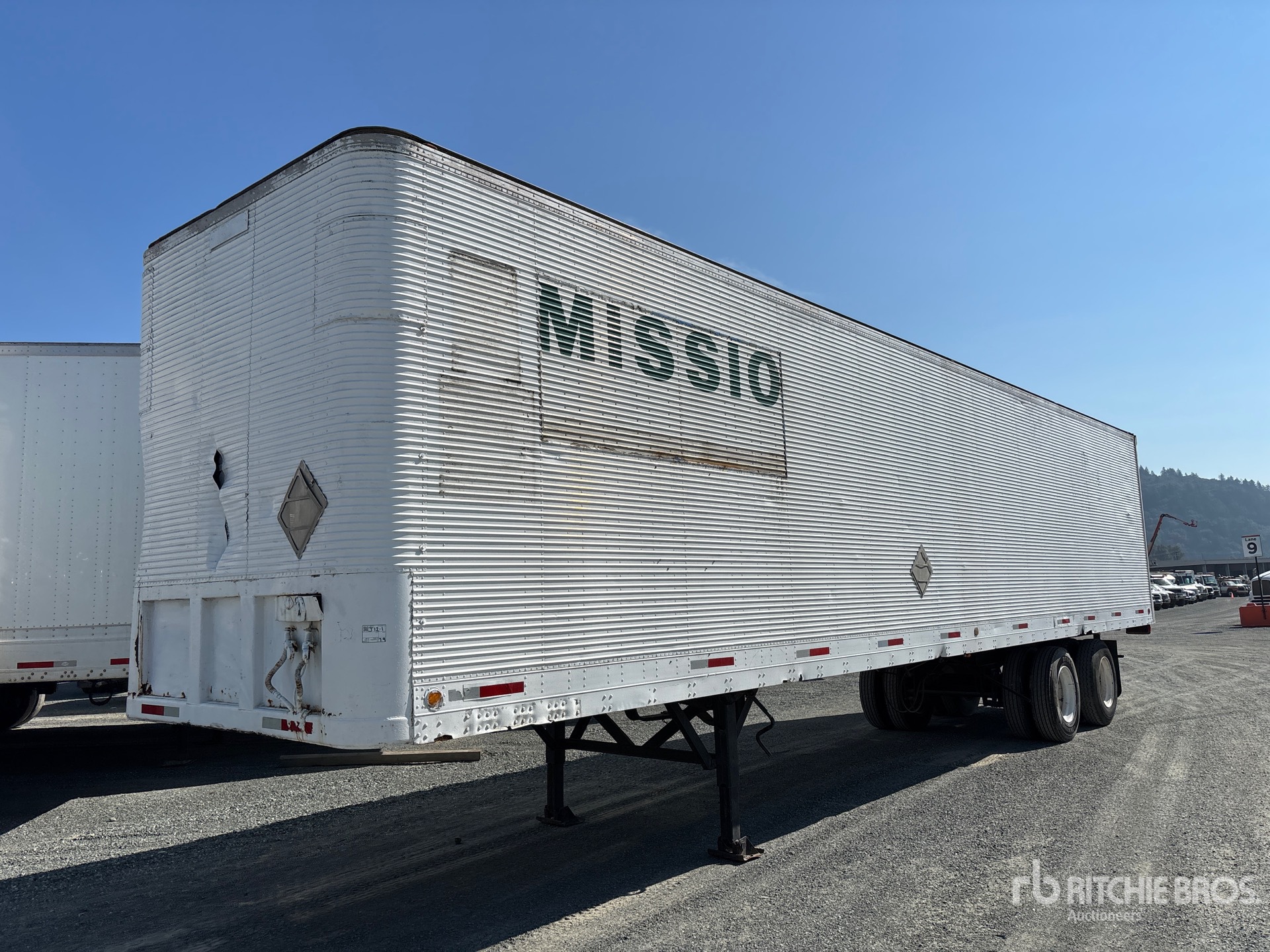 1979 Fruehauf 45 ft x 102 in T/A Tool Crib Van Trailer