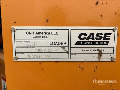 2012 Case 1121F Wheel Loader