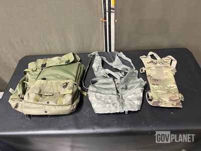 (133) Hydration System Carriers, (83) Fighting Load Carriers & Assorted Items