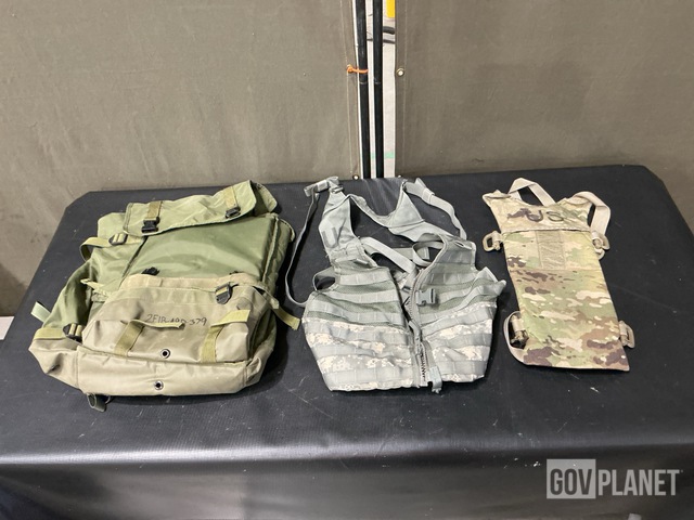 (133) Hydration System Carriers, (83) Fighting Load Carriers & Assorted Items