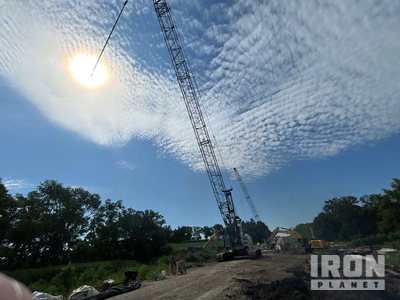 2004 Link-Belt 138 Hylab 5 80 ton Grue sur chenilles à flèches en treillis