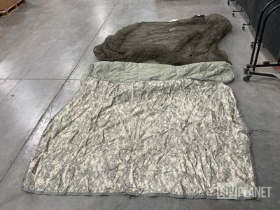 (20) Sleeping Bags, (41) Wet Weather Poncho Liners & Assorted Items