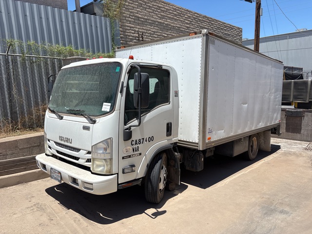 2016 Isuzu NQR 4x2 Van Truck (Inoperable)