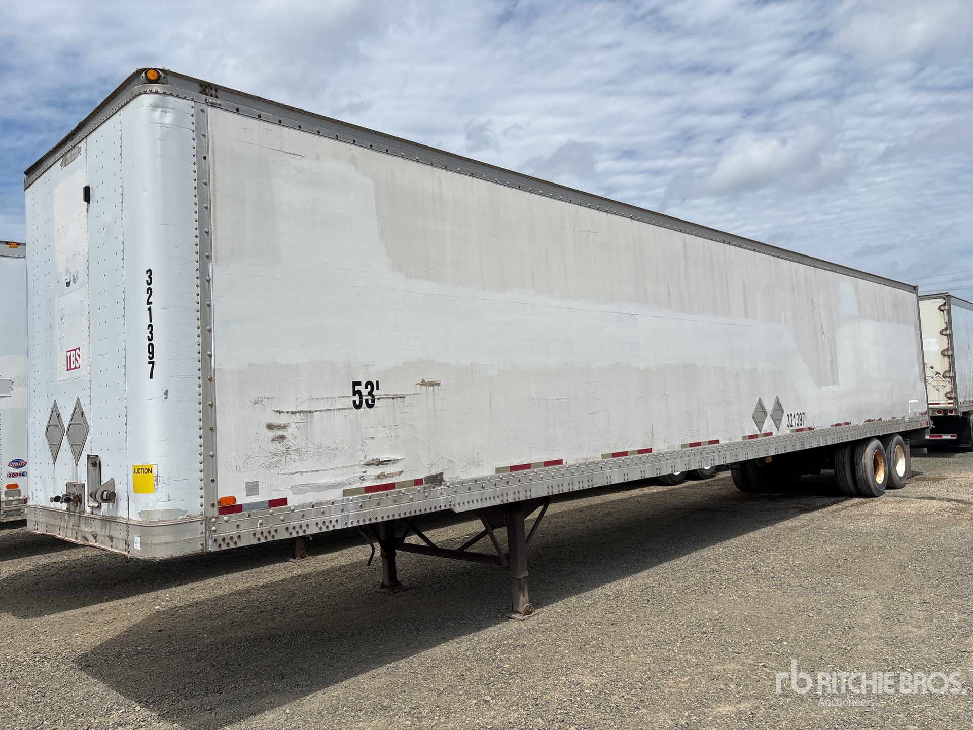 2000 Trailmobile 53 ft x 102 in T/A Van Trailer