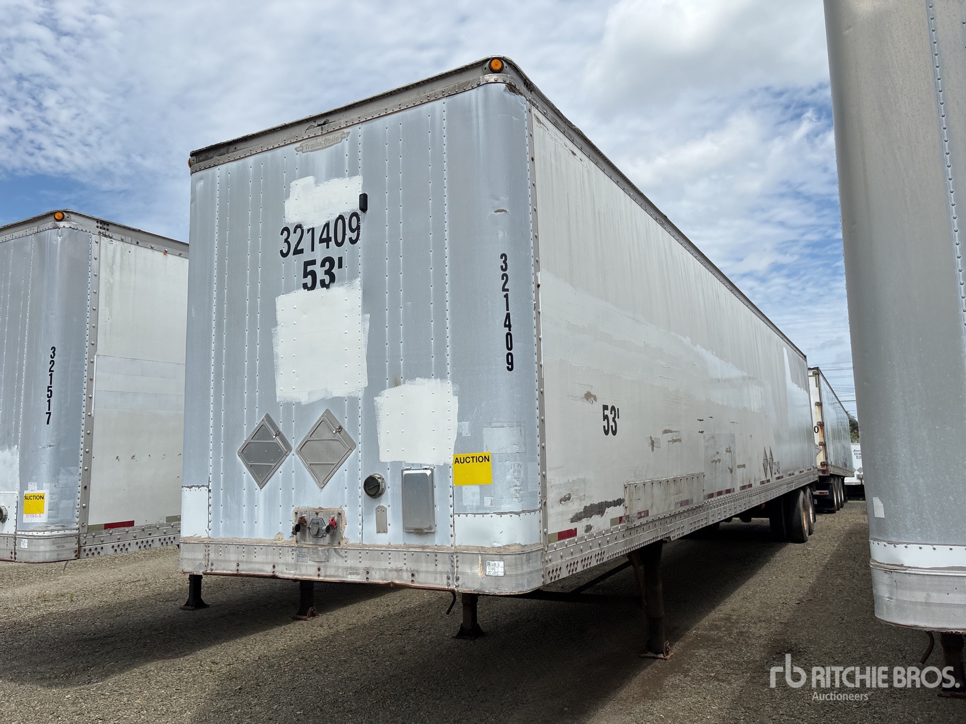 2000 Trailmobile 53 ft x 102 in T/A Van Trailer