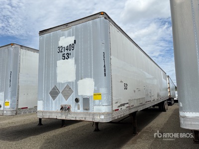 2000 Trailmobile 53 ft x 102 in T/A Van Trailer