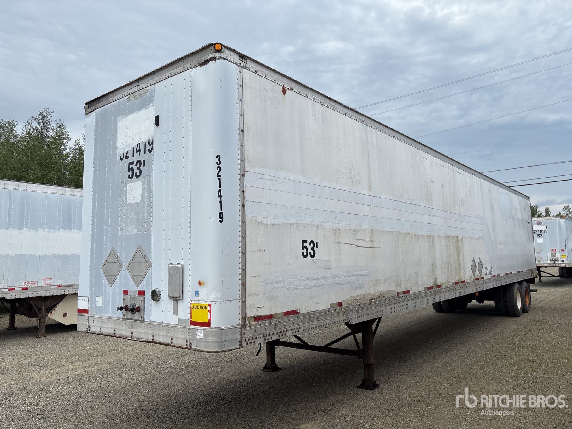 2000 Trailmobile 53 ft T/A Van Trailer