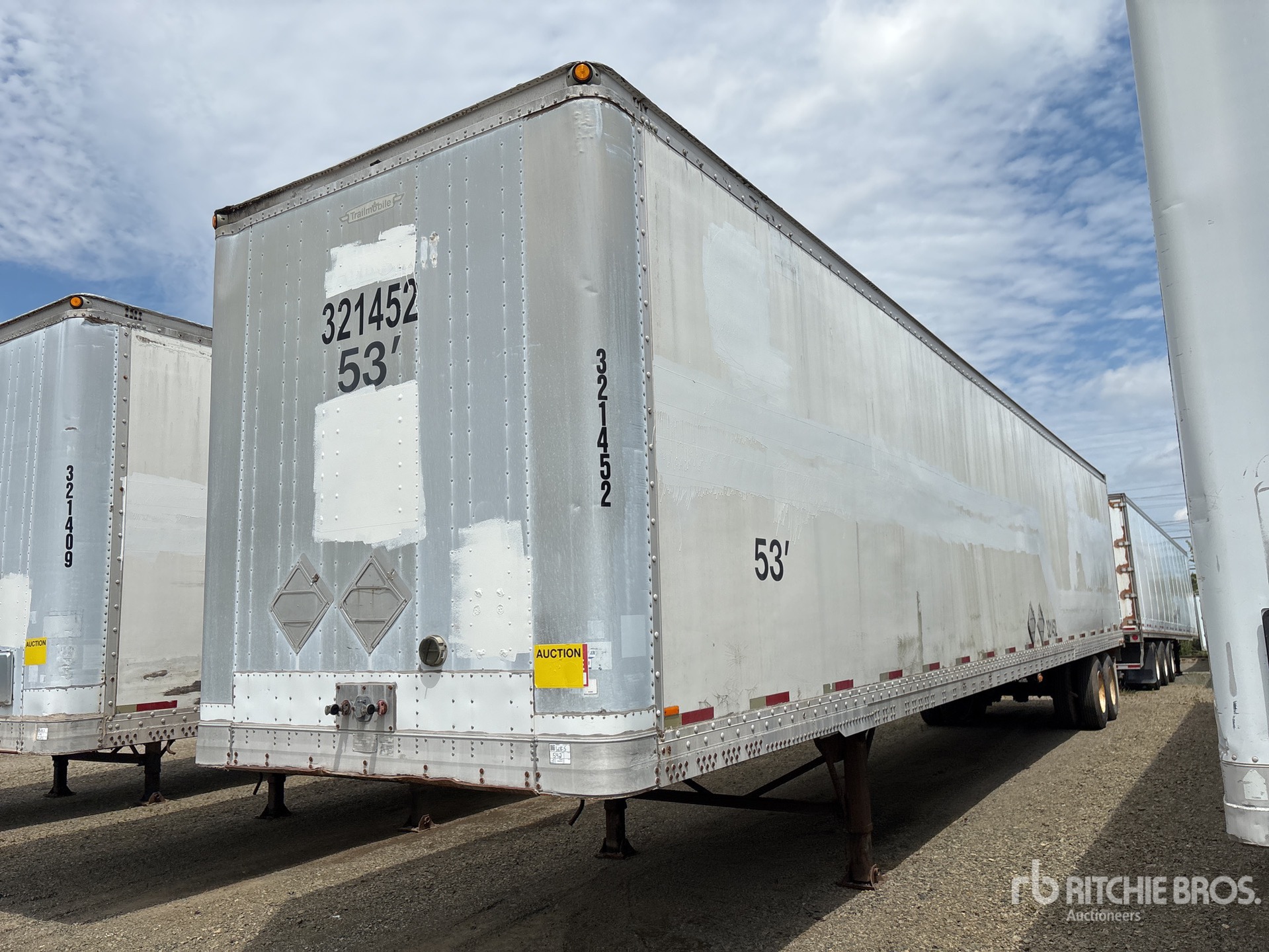2001 Trailmobile 53 ft x 102 in T/A Van Trailer