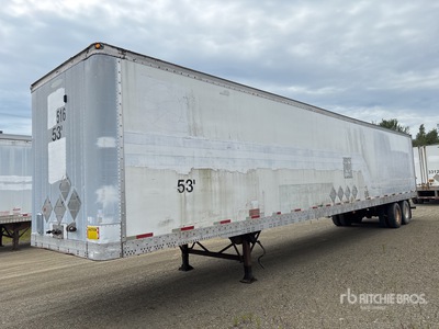 2002 Trailmobile 53 ft x 102 in T/A Semi-remorque fourgon