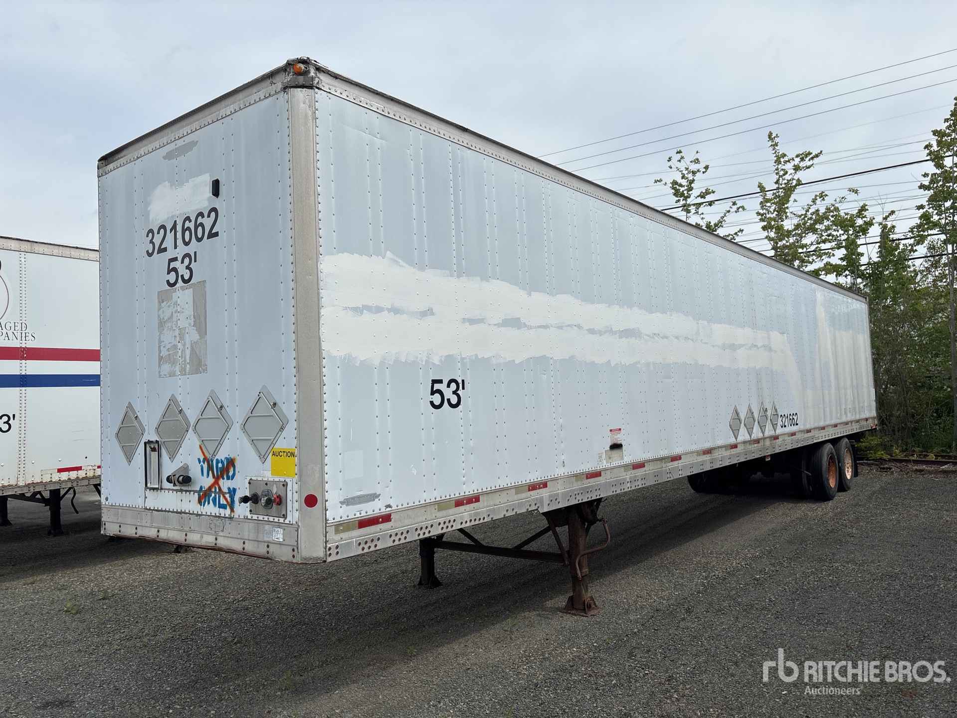 2004 Trailmobile 53 ft x 102 in T/A Van Trailer