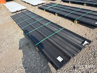 Quantity of 2025 Kit Containers Steel R Panel 12' X 3'