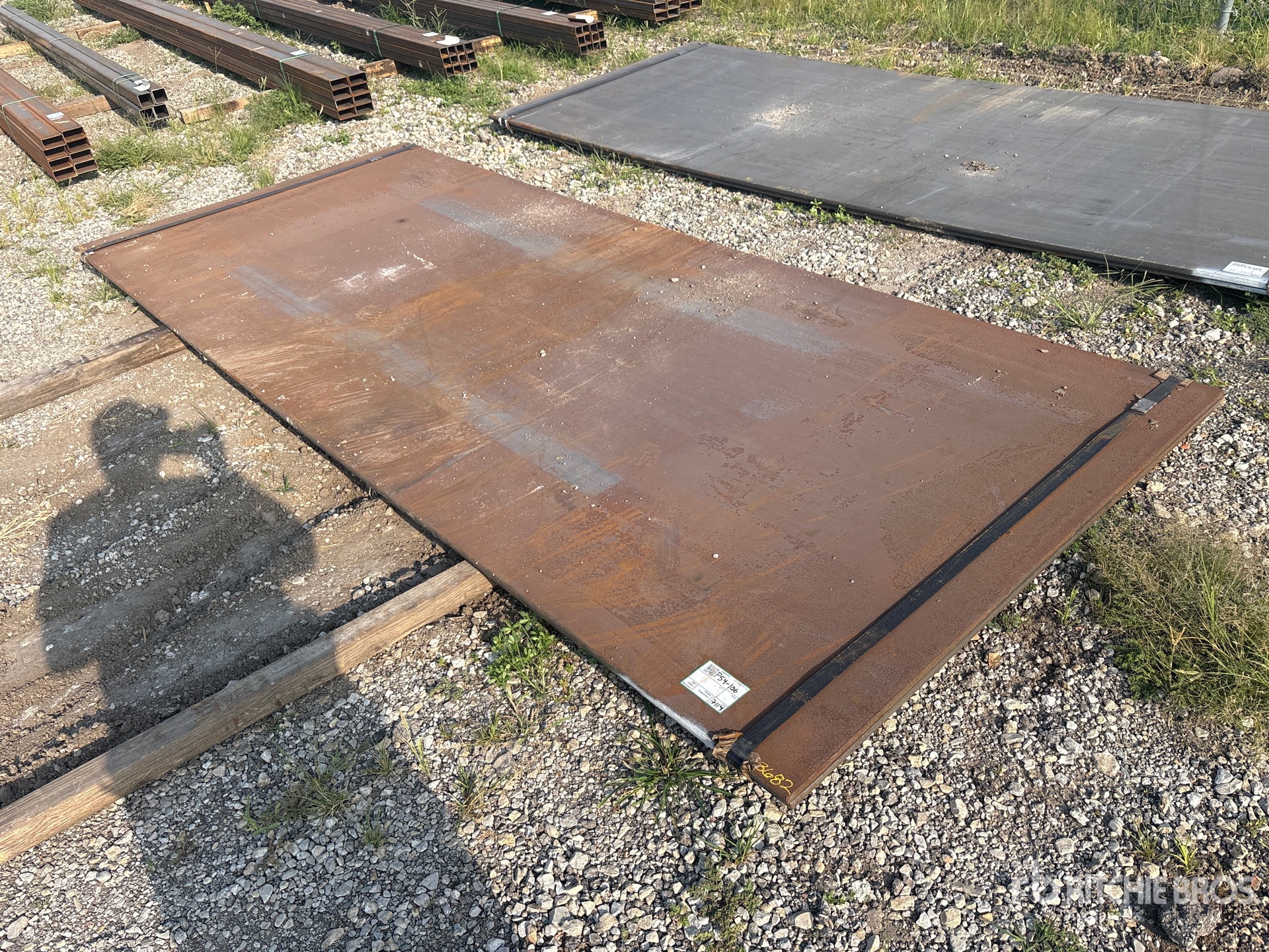 Quantity of (2) 2025 Kit Containers 5 ft x 12 ft 3/4 inch thick Steel Plates