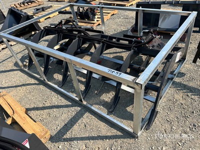 Quantity of 2026 Wolverine SBG-13-72W 84 in Brush Skid Steer Grapple (Unused)