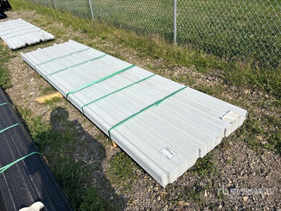 Quantity of 2025 Kit Containers Steel R Panel 12' X 3'