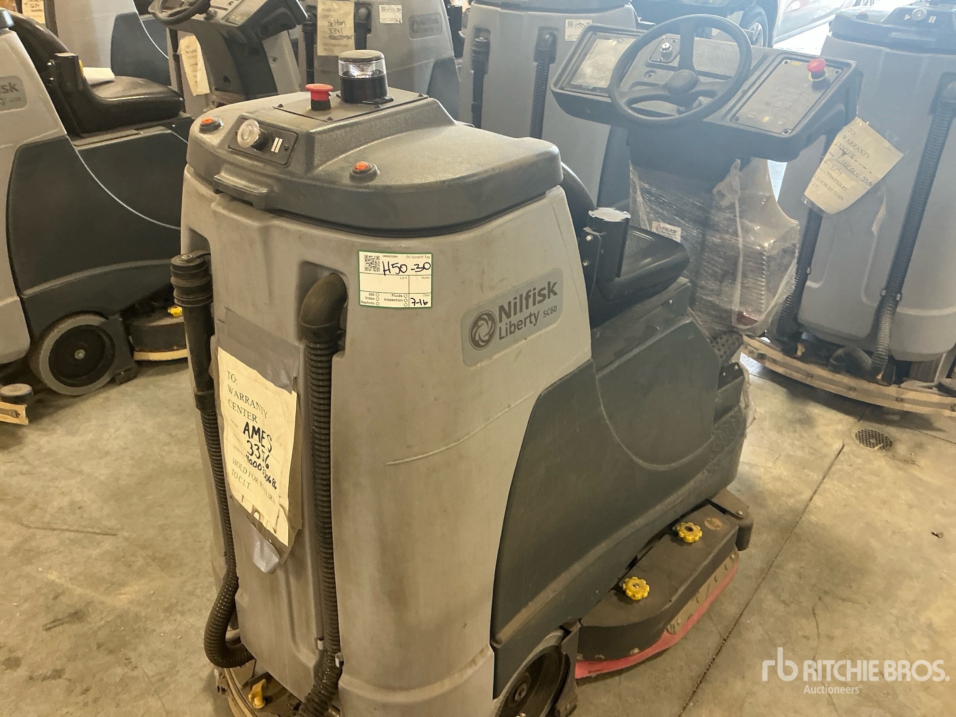 2022 Nilfisk SC60 X71D Ride-On Electric Floor Scrubber