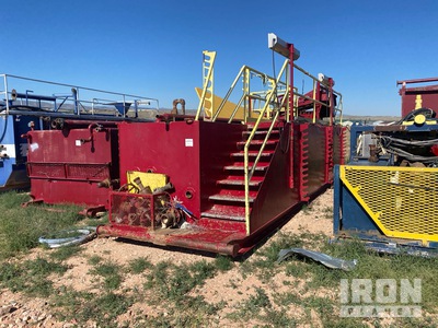 180 bbl Open Top Skid-Mounted Frac Tank
