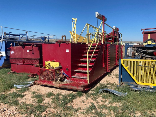 180 bbl Open Top Skid-Mounted Frac Tank
