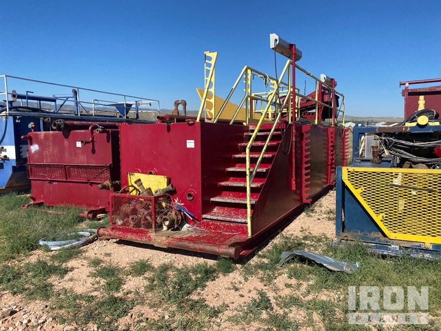 180 bbl Open Top Skid-Mounted Frac Tank