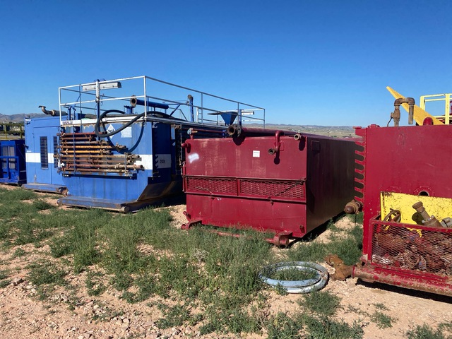 135 bbl Open Top Skid-Mounted Frac Tank