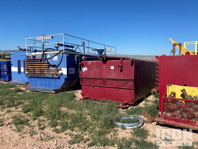 135 bbl Open Top Skid-Mounted Frac Tank