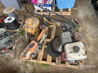 Engine, Rototiller, Electric Motor & Concrete Cutoff Saw