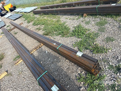 Quantity of (12) 2025 Kit Containers Steel 24' X 2" X 2" Pipe