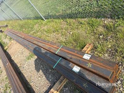 Quantity of (8) 2025 Kit Containers Steel 24' X 4" X 2" Pipe