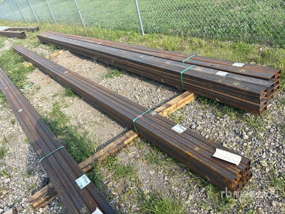 Quantity of (12) 2025 Kit Containers Steel 24'X 2"X 2" Pipe