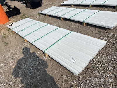 Quantity of 2025 Kit Containers Steel R Panel 12' X 3'