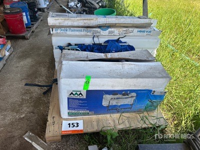 25 Gal ATV Sprayer, Double Flourescent Fixture, 40 Gal Poly Tank & Seed Spreader