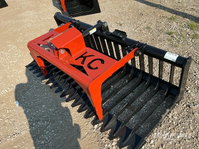 2025 Kit Containers QT-SG-S76-V3 76 in Skeleton Skid Steer Grapple (Unused)