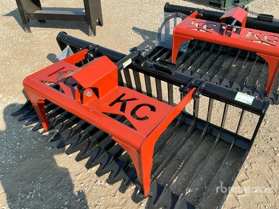 2025 Kit Containers QT-SG-S76-V3 76 in Skeleton Skid Steer Grapple (Unused)