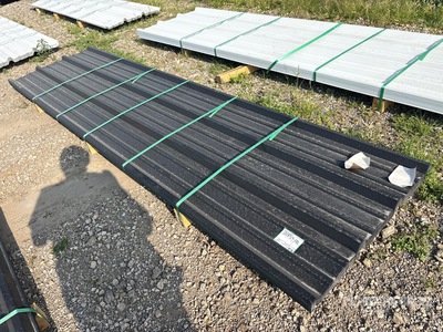 Quantity of 2025 Kit Containers Steel R Panel 12' X 3'