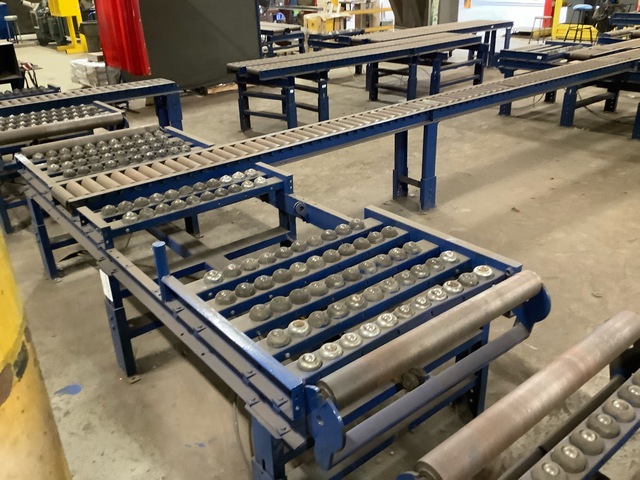 Versa Ball Transfer Conveyor w/ Roller Conveyor