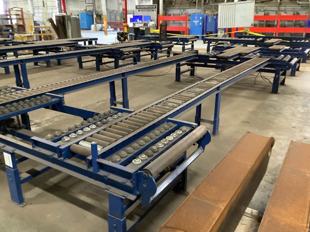 Versa Ball Transfer Conveyor w/ Roller Conveyor