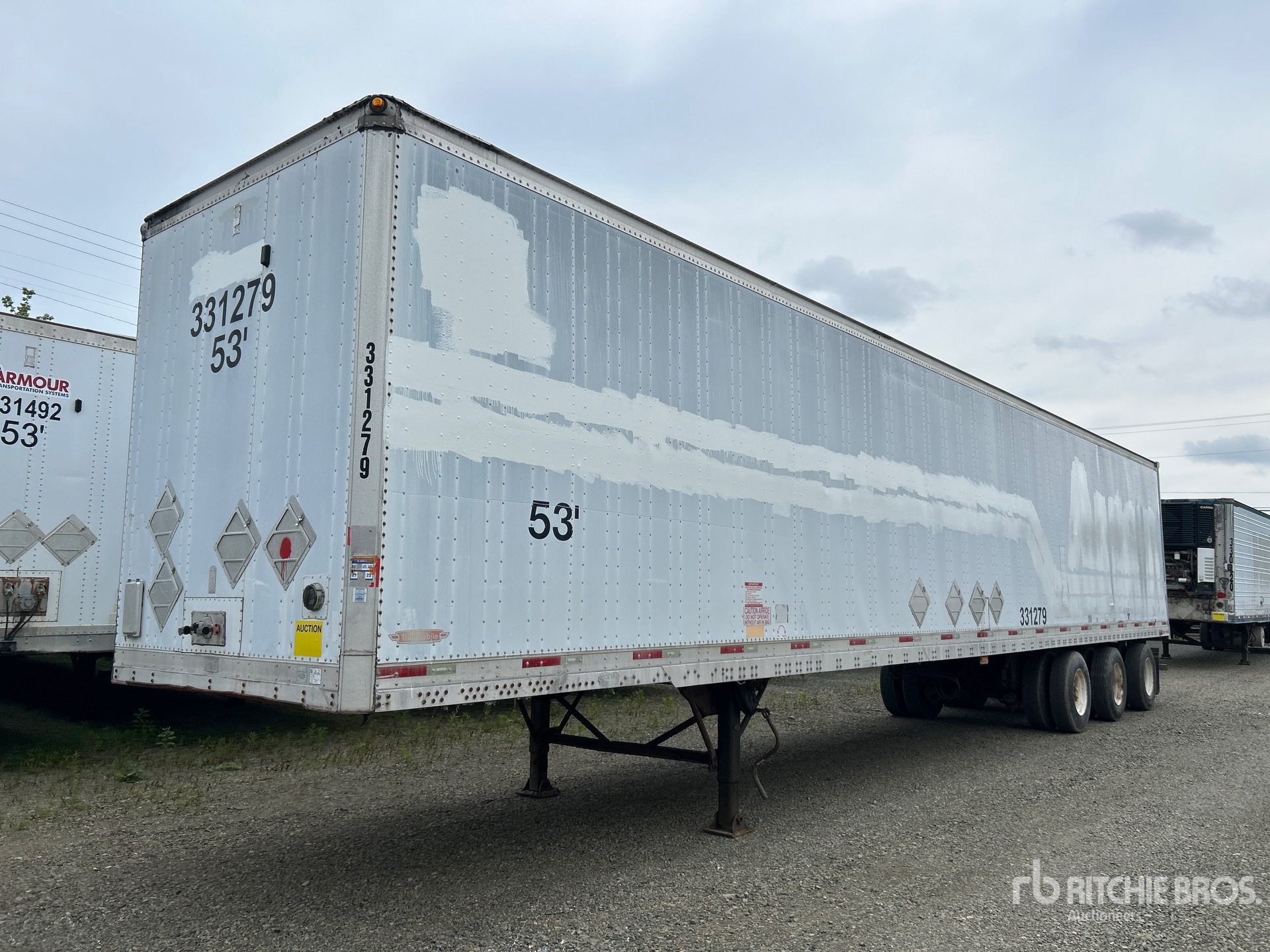 2005 Trailmobile 53 ft x 102 in Tri/A Van Trailer
