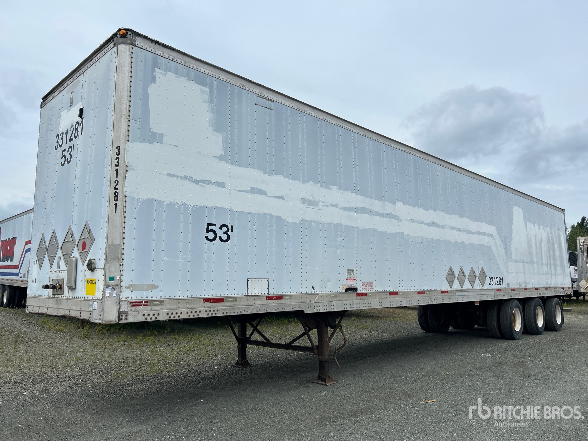 2005 Trailmobile 53 ft x 102 in Tri/A Van Trailer