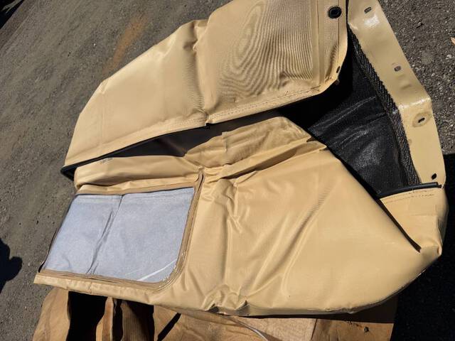 LOT OF 1 SET - M35  CAB COVER  AND 12FT CARGO COVER TAN - NOS SHIP DIMS : 49 X 41X 26 50LBS