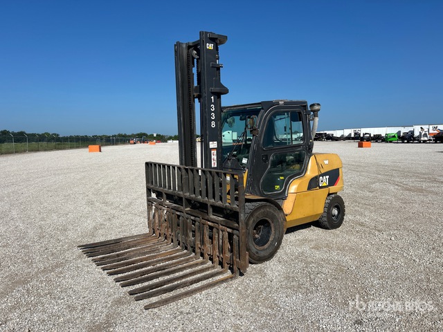 2016 Cat DP55N1 8100 lb Pneumatic Tire Forklift