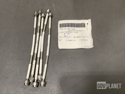 (5) 802025205102-1 Radio Frequency Cable Assemblies