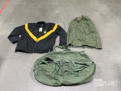 (23) Duffel Bags, (21) Physical Fitness Jackets & Assorted Items
