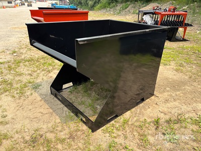 2025 Kit Containers 2YFT-SST 2 CuYd Skid Steer Dump Hopper (Unused)