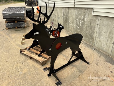 2025 Kit Containers AR500ATDEER 3/8 Steel Shooting Target (Unused)