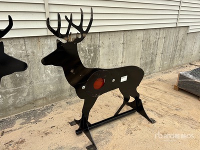 2025 Kit Containers AR500ATDEER 3/8 Steel Shooting Target (Unused)
