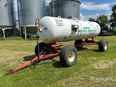 Western 1500 gal Tow-Behind Anhydrous Chariot d'engrais