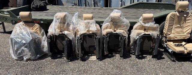 6- MRAP Seats