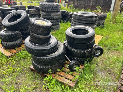 Quantity of (11) Mixed Gallant, Carlisle,Daytona 78 Thorobred, Cheng Shin, Cavalier Tires