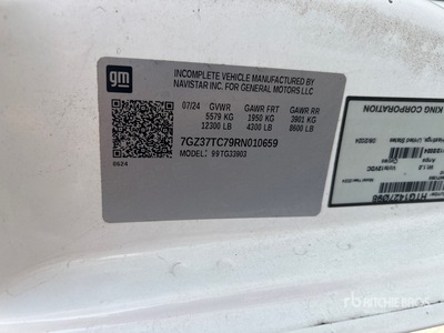 2024 GMC Savana G3500 4x2 Ciężarówka chłodnia