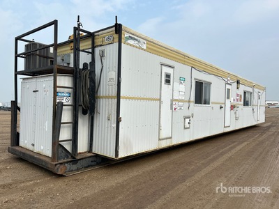 56 ft x 12 ft Skid-Mounted Mobile Office